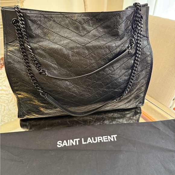 Black Leather Women's Bag - Picture 5 of 16